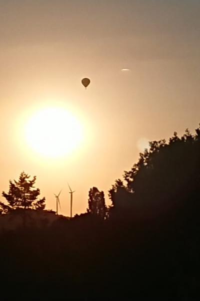 Ballonfahrt Von Ersen nach Istha am 04.07.2019