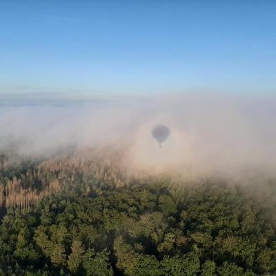 Holzhausen Ber Das Wesertal Mit Nebelschwaden Bis Nach Dransfeld 1